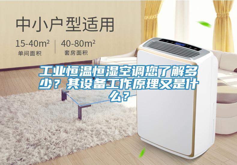工業恒溫恒濕空調您了解多少？其設備工作原理又是什麽？