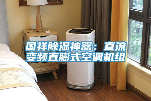 國祥除濕神器：直流變頻直膨式空調機組