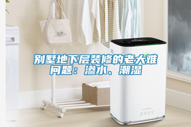別墅地下層裝修的老大難問題：滲水、潮濕