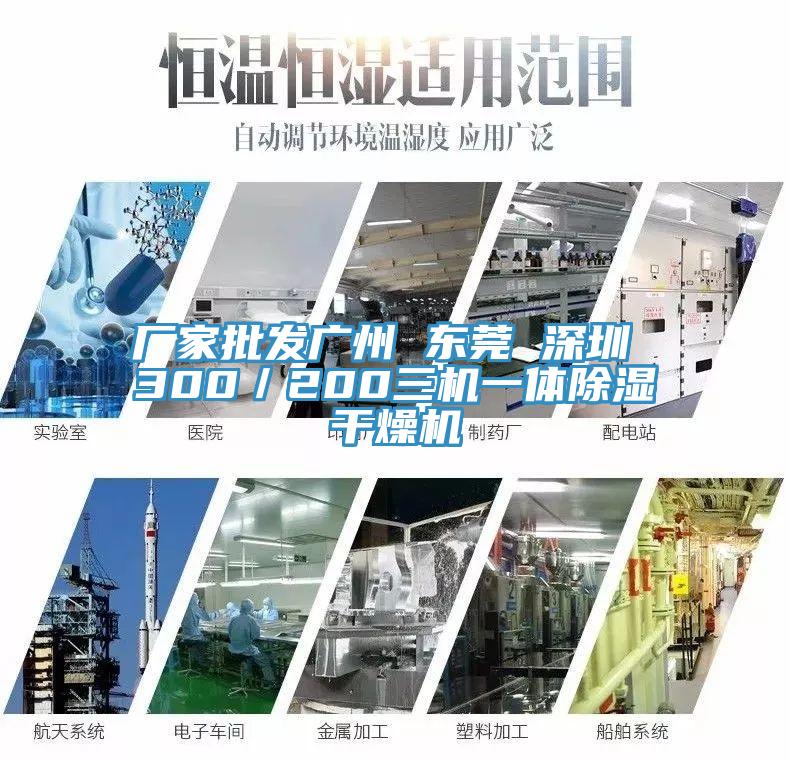 廠家批發廣州 東莞 深圳 300／200三機一體除濕幹燥機