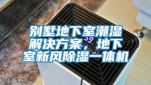 別墅地下室潮濕解決方案，地下室新風除濕一體機