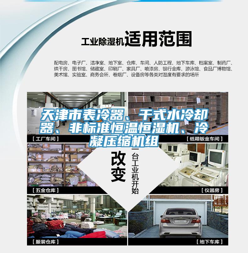 天津市表冷器、幹式水冷卻器、非標準恒溫恒濕機、冷凝壓縮機組