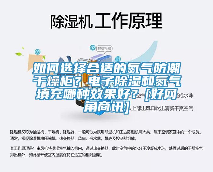 如何選擇合適的氮氣防潮幹燥櫃？電子除濕和氮氣填充哪種效果好？[好網角商訊]