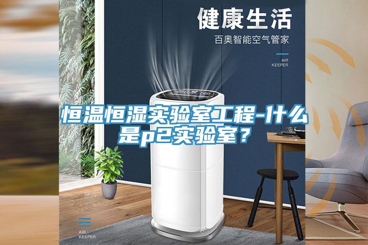 恒溫恒濕實驗室工程-什麽是p2實驗室？
