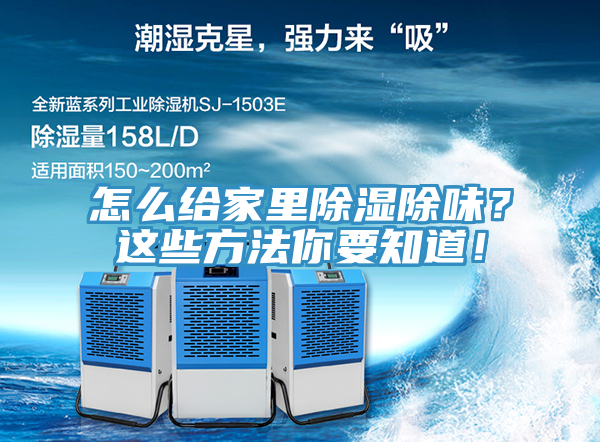 怎麽給家裏除濕除味？這些方法你要知道！
