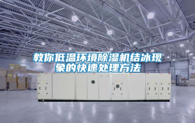 教你低溫環境草莓视频污污污污結冰現象的快速處理方法