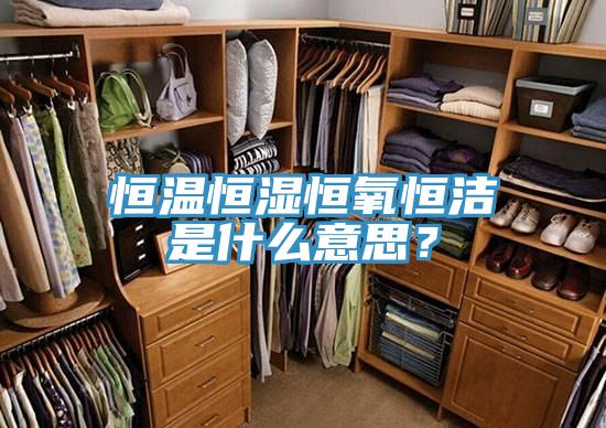 恒溫恒濕恒氧恒潔是什麽意思？