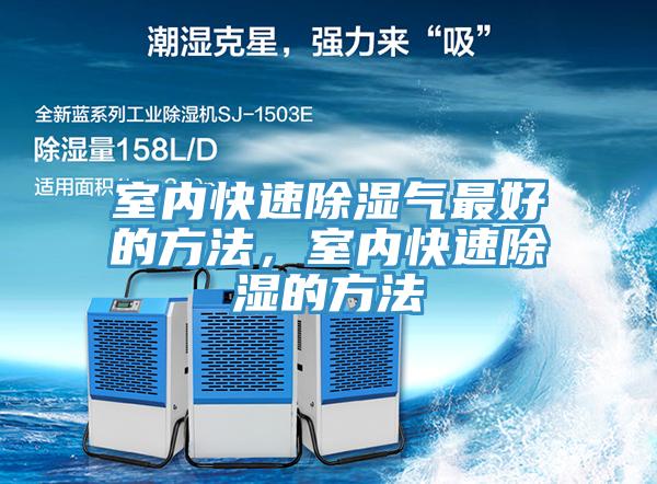 室內快速除濕氣最好的方法，室內快速除濕的方法