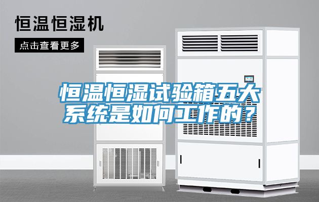 恒溫恒濕試驗箱五大係統是如何工作的？