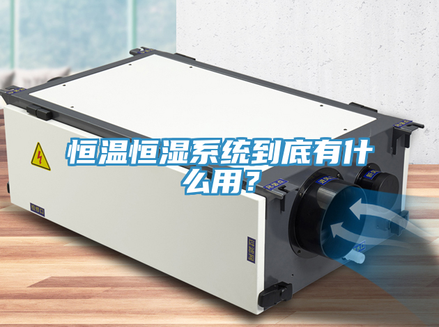 恒溫恒濕係統到底有什麽用？