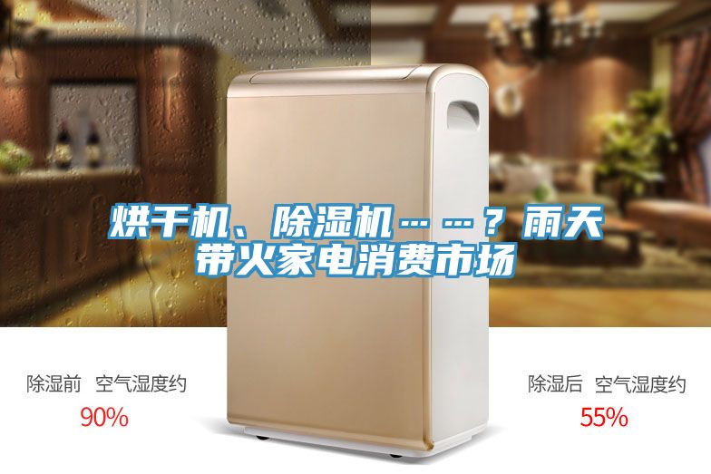 烘幹機、草莓视频污污污污……？雨天帶火家電消費市場