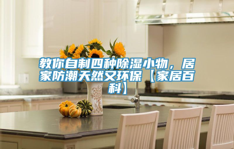 教你自製四種除濕小物，居家防潮天然又環保【家居百科】