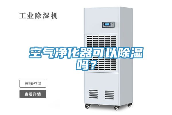 空氣淨化器可以除濕嗎？