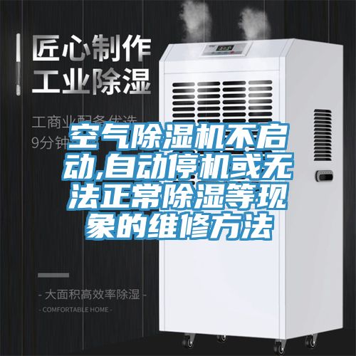 空氣草莓视频污污污污不啟動,自動停機或無法正常除濕等現象的維修方法