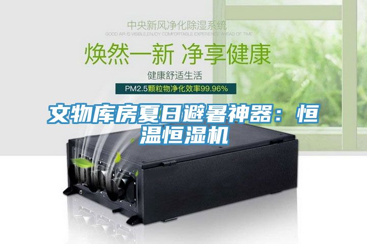 文物庫房夏日避暑神器：恒溫恒濕機