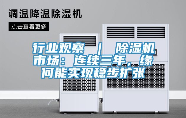 行業觀察 ｜ 草莓视频污污污污市場：連續三年，緣何能實現穩步擴張