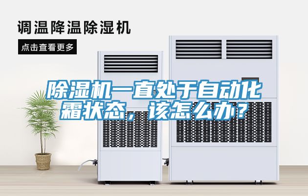 草莓视频污污污污一直處於自動化霜狀態，該怎麽辦？