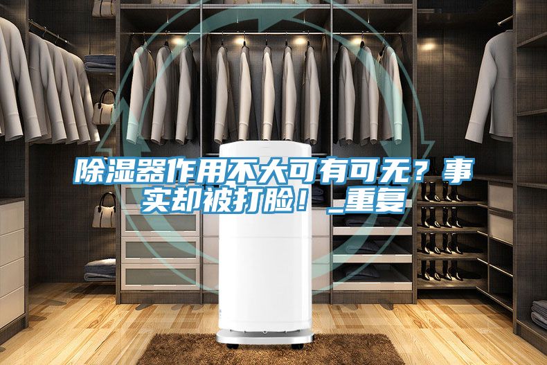 除濕器作用不大可有可無？事實卻被打臉！_重複
