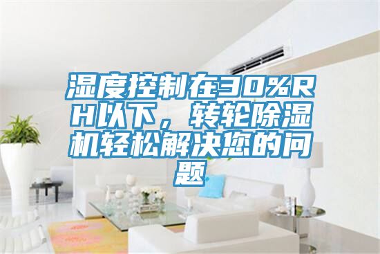 濕度控製在30%RH以下，轉輪草莓视频污污污污輕鬆解決您的問題