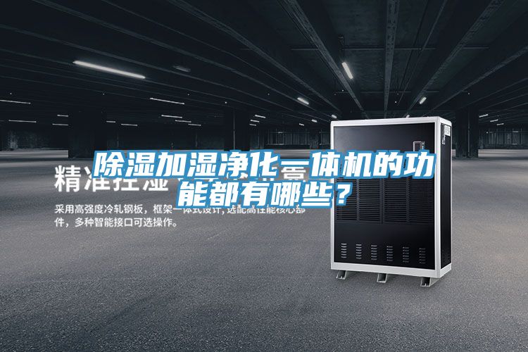 除濕加濕淨化一體機的功能都有哪些？