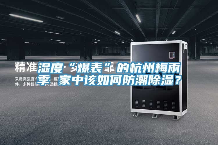 濕度“爆表”的杭州梅雨季 家中該如何防潮除濕？