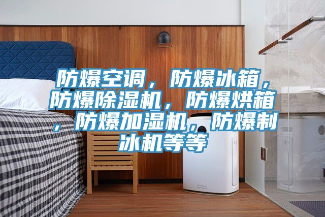 防爆空調，防爆冰箱，防爆草莓视频污污污污，防爆烘箱，防爆加濕機，防爆製冰機等等