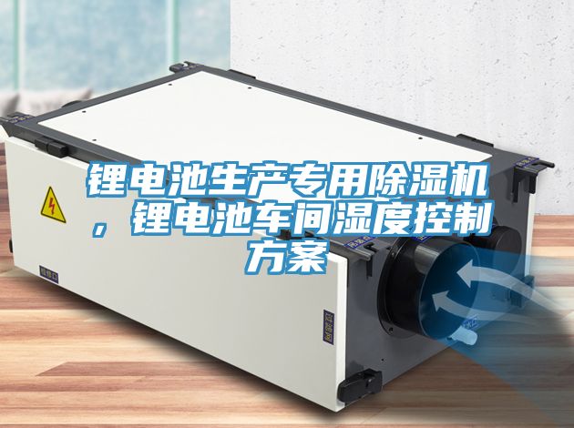 鋰電池生產專用草莓视频污污污污，鋰電池車間濕度控製方案