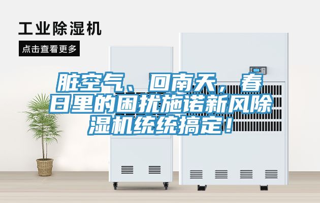 髒空氣、回南天，春日裏的困擾施諾新風草莓视频污污污污統統搞定！
