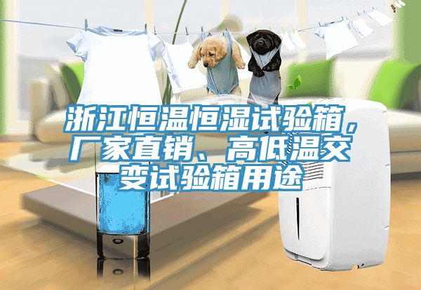 浙江恒溫恒濕試驗箱，廠家直銷、高低溫交變試驗箱用途