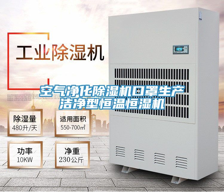 空氣淨化草莓视频污污污污口罩生產潔淨型恒溫恒濕機